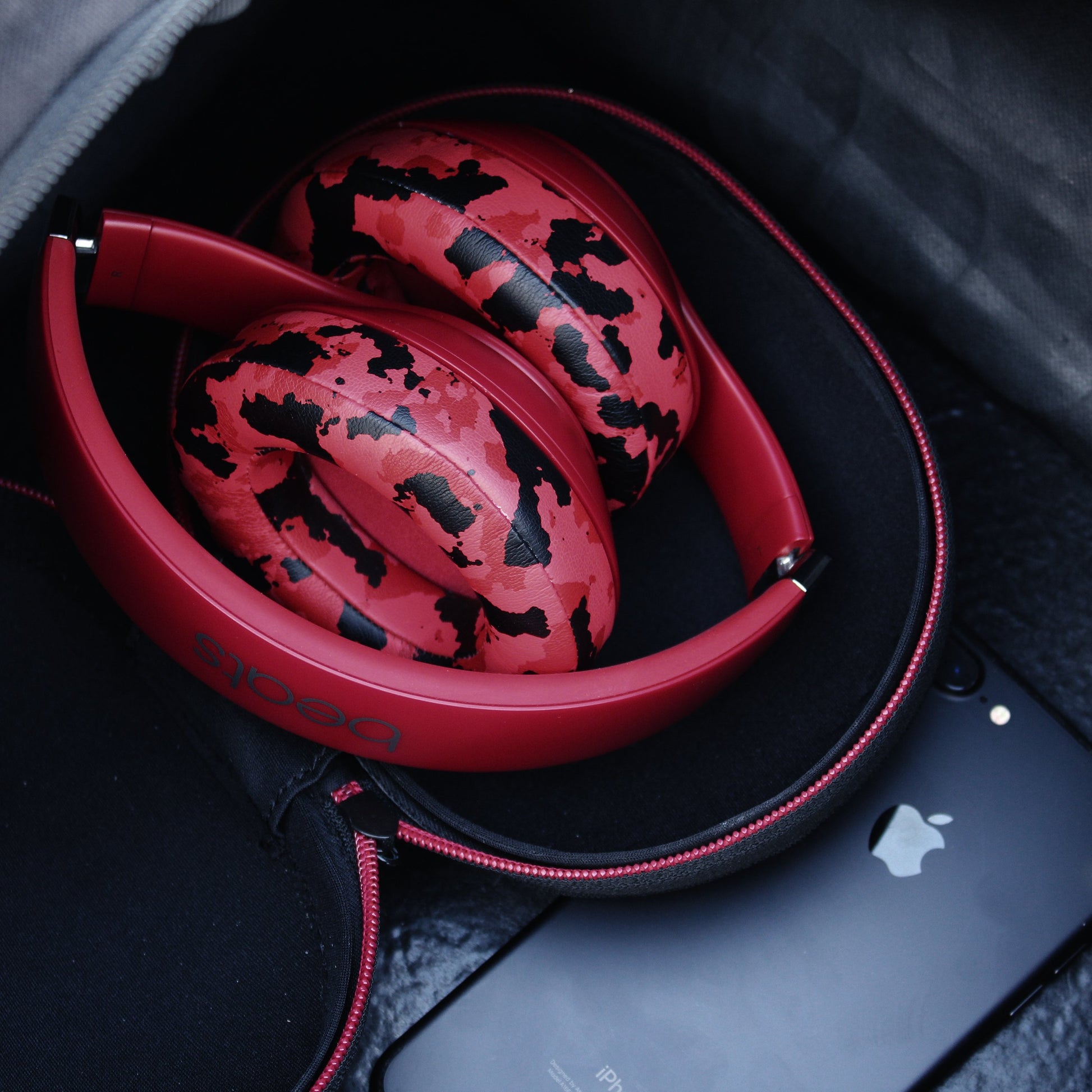 Almohadillas de Repuesto WC Wicked Cushions Negro con Aislamiento de Ruido Mejorado para Auriculares Beats Studio Wired B0500 / Wireless B0501 / Studio 3
