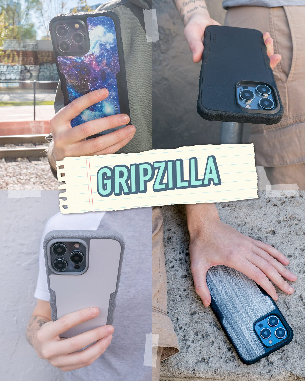 Funda Protectora Smartish iPhone 14 Pro MAX Intergaláctico Compatible con MagSafe Resistente y con Agarre Robusto