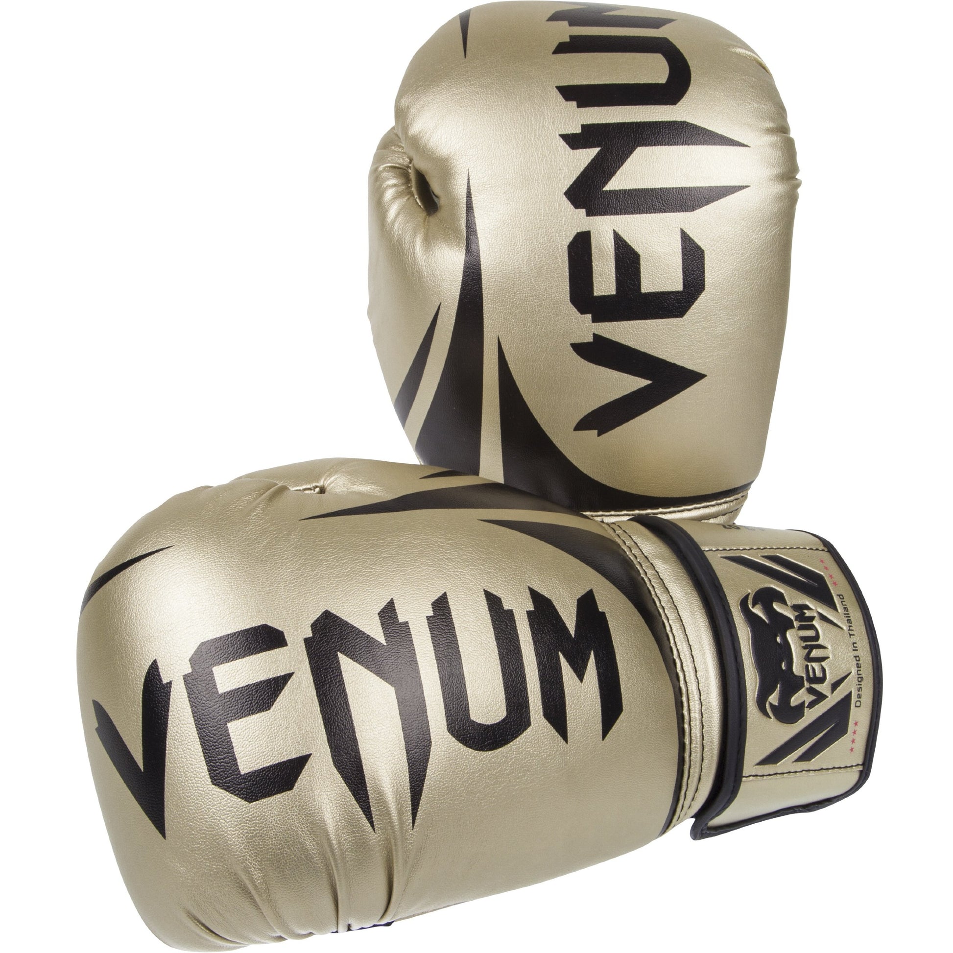 Guantes de Boxeo Venum Dorado Mediano Challenger 2.0