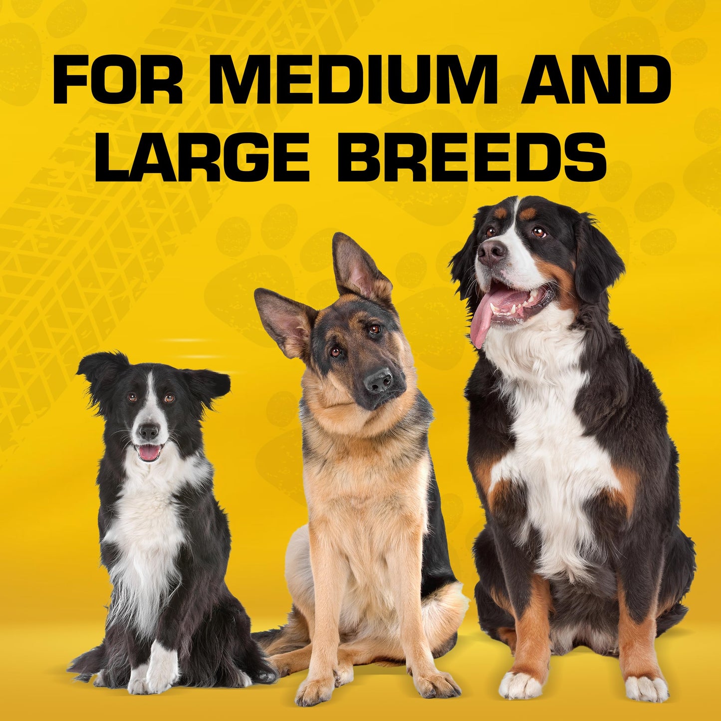 Juguete de Goma Tonka Amarillo Negro Ligero y Duradero para Perro Razas Medias y Grandes