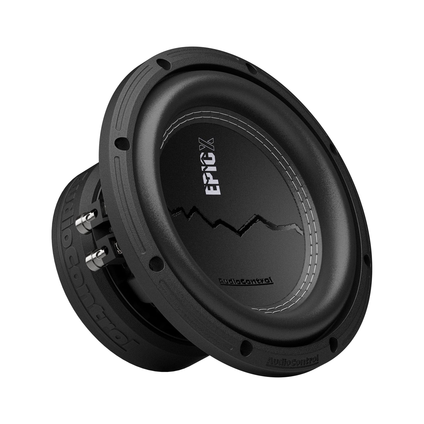 AudioControl EPICX Series - Altavoz de subwoofer para coche de 8 pulgadas, potencia máxima de 600 W (400 W RMS), bobinas de voz duales de 2 ohmios, subwoofer Loud Pro StreetBass para sistema de audio
