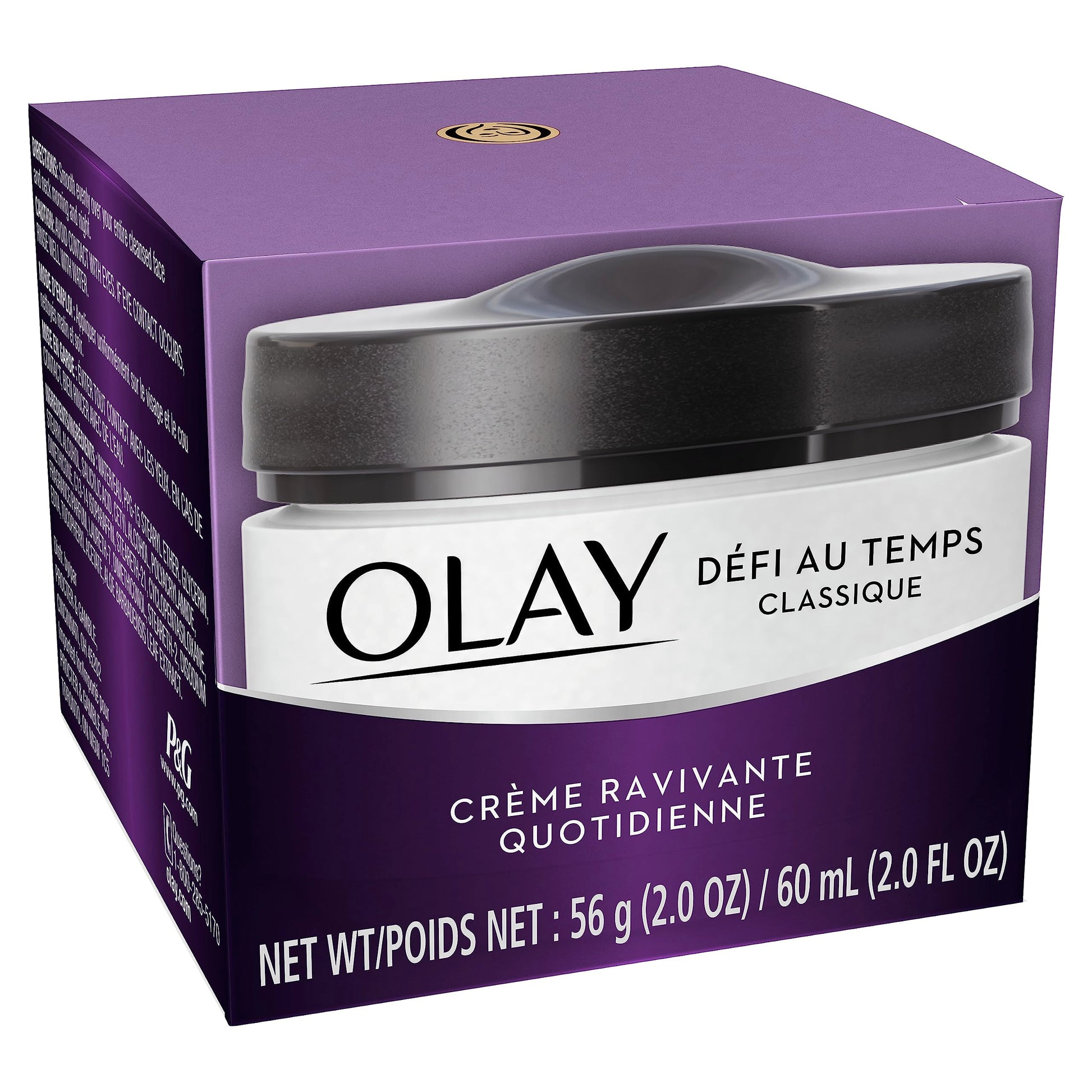 Olay Age Defying Classic Daily Renewal Cream Facial Moisturizer 2 Oz (Pack of 2)