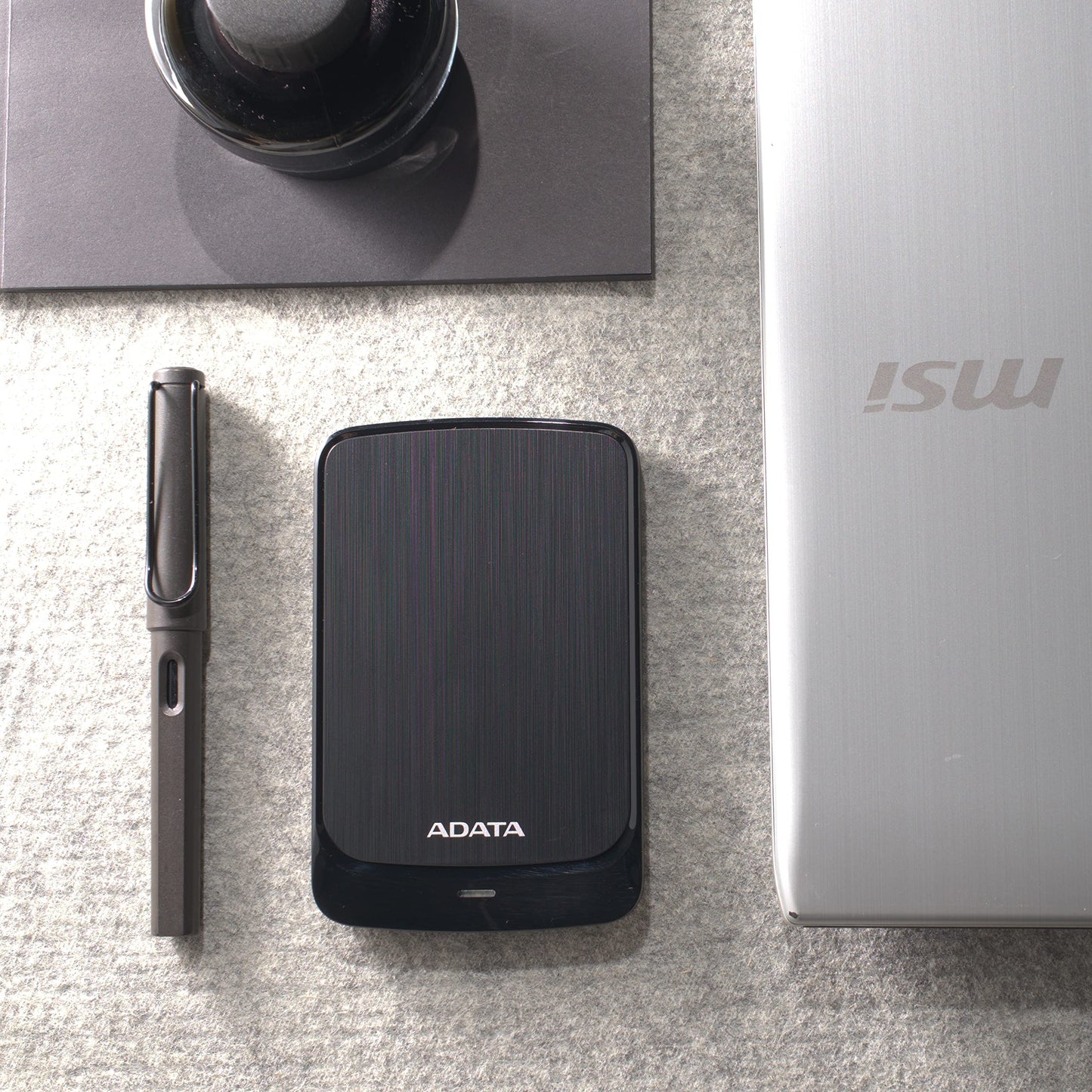 Disco Duro Externo Portátil Adata Negro Slim HV320 1TB USB 3.1 Gen1