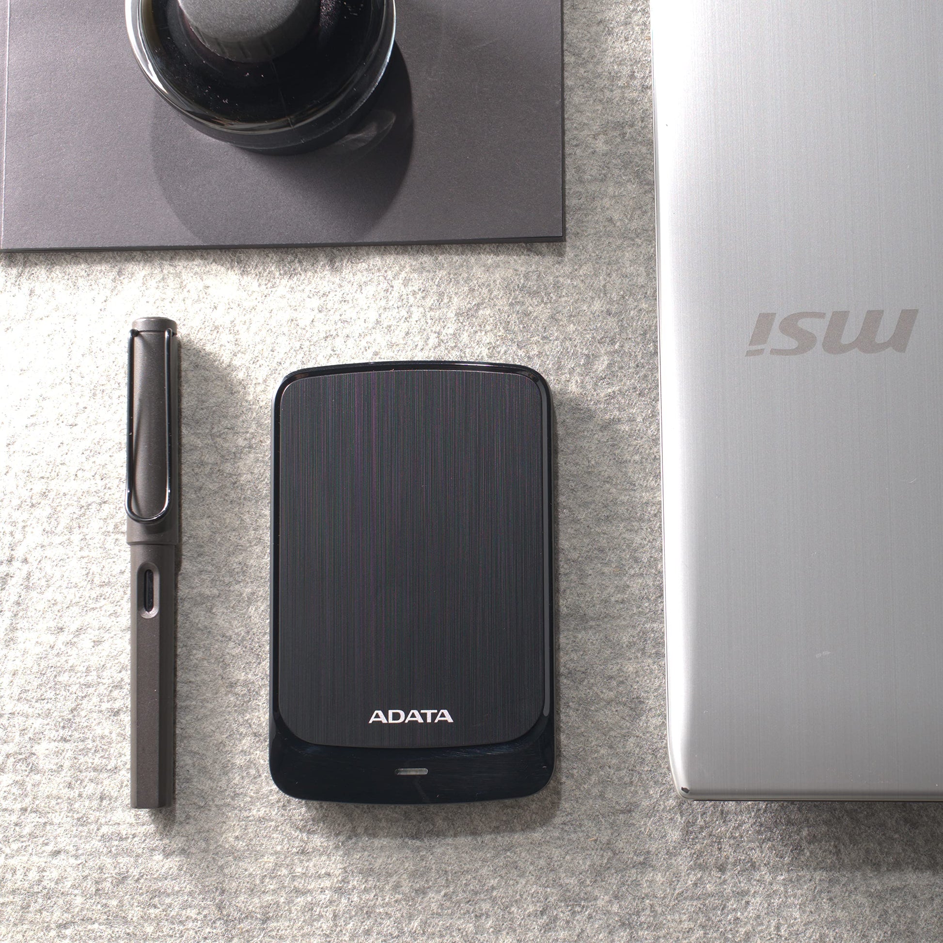 Disco Duro Externo Portátil Adata Negro Slim HV320 1TB USB 3.1 Gen1