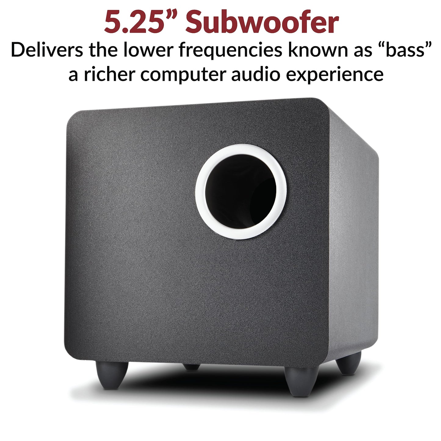 Cyber Acoustics Booming Curve Series Inmersión 62 W Sistema de Altavoces con Control Pod (ca-3610)