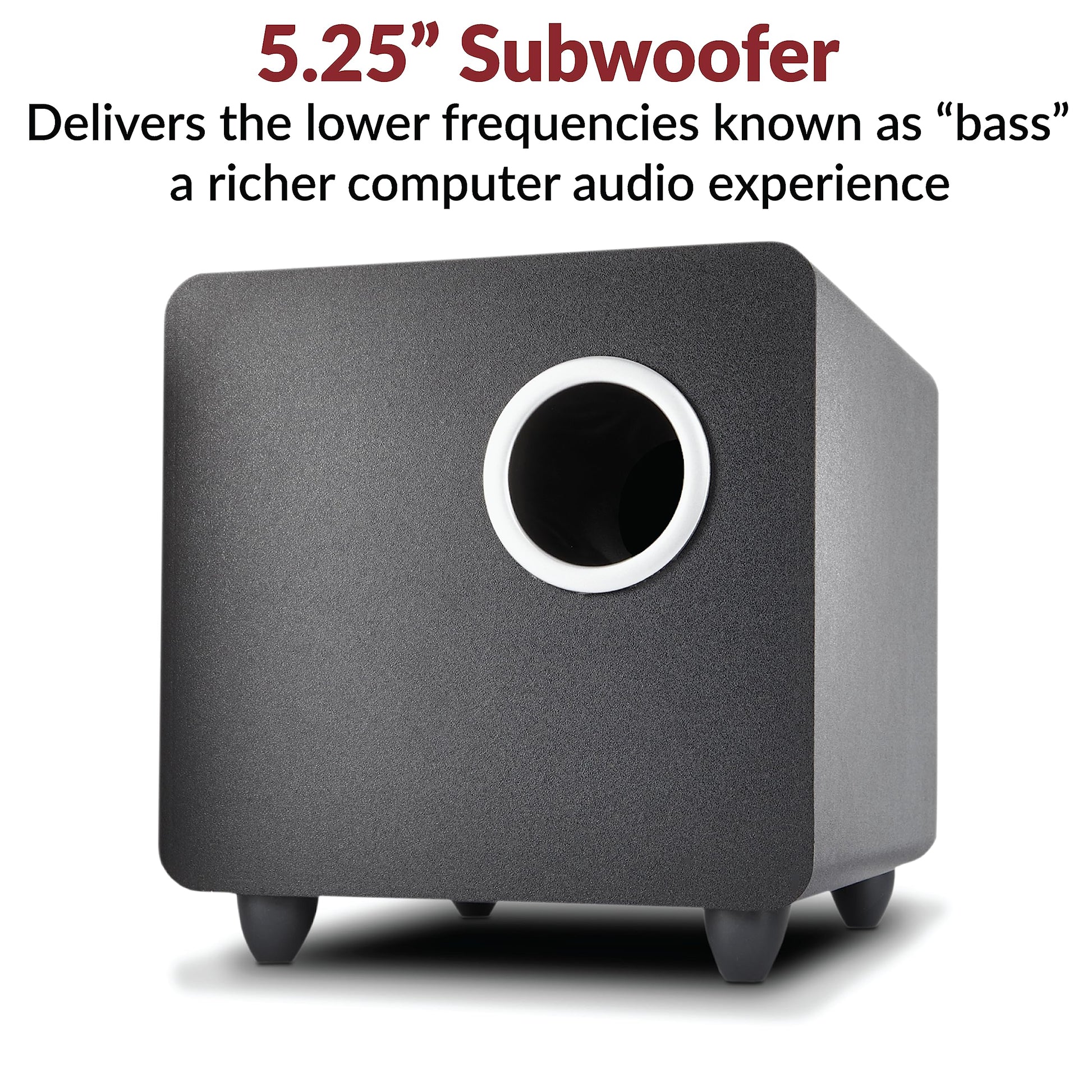 Cyber Acoustics Booming Curve Series Inmersión 62 W Sistema de Altavoces con Control Pod (ca-3610)