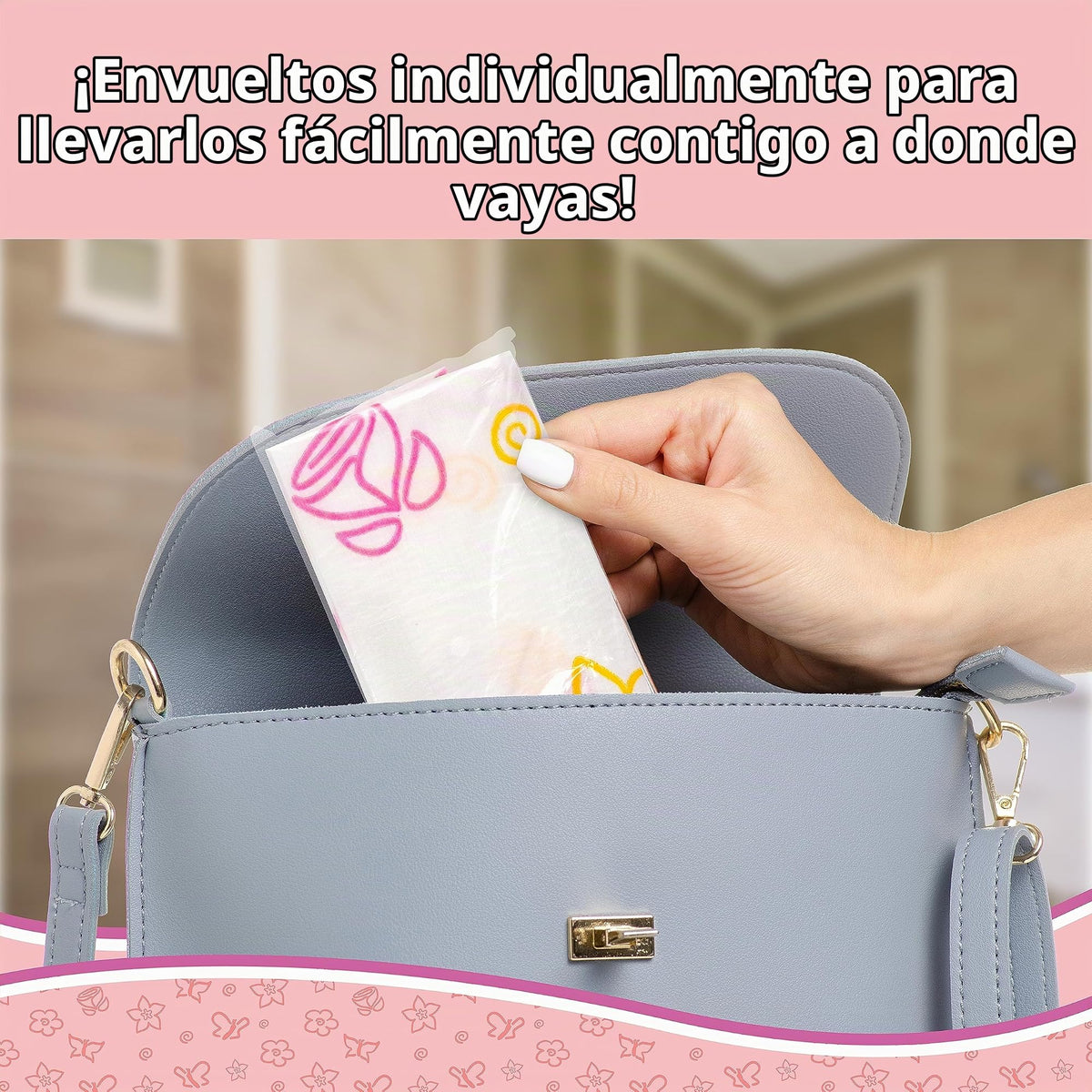 Potty Shields Fundas desechables para asientos de inodoro para niños y adultos (paquete de 12), Protección contra gérmenes de baños públicos, Impermeables, XL para cubrir TODO el inodoro, Rosa/Floral
