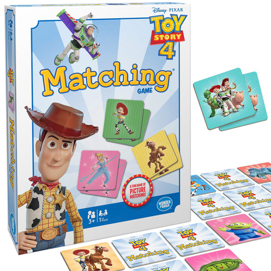 Juego de Memoria Wonder Forge Toy Story 4 Multicolor Divertido y Educativo para Niños y Niñas