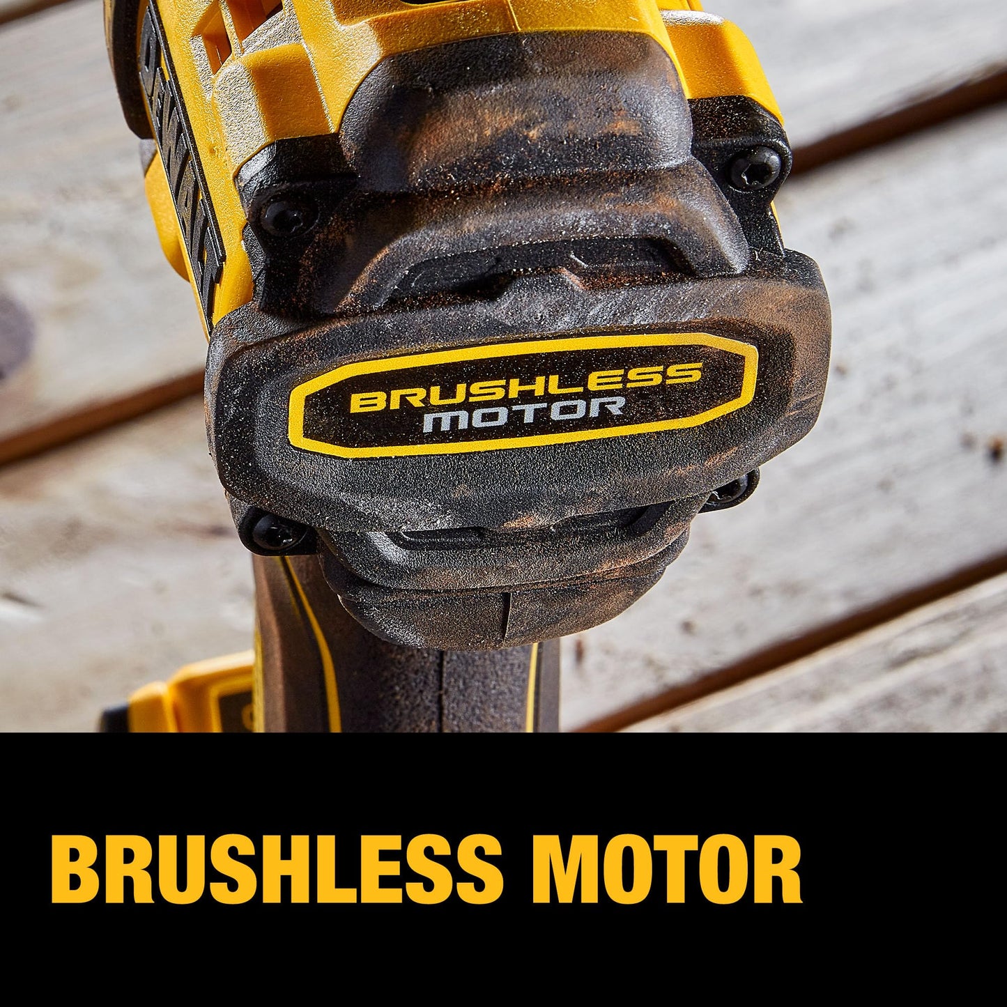 DEWALT 20V MAX* XR® - Kit de taladro/destornillador inalámbrico sin escobillas (DCD800D2), amarillo