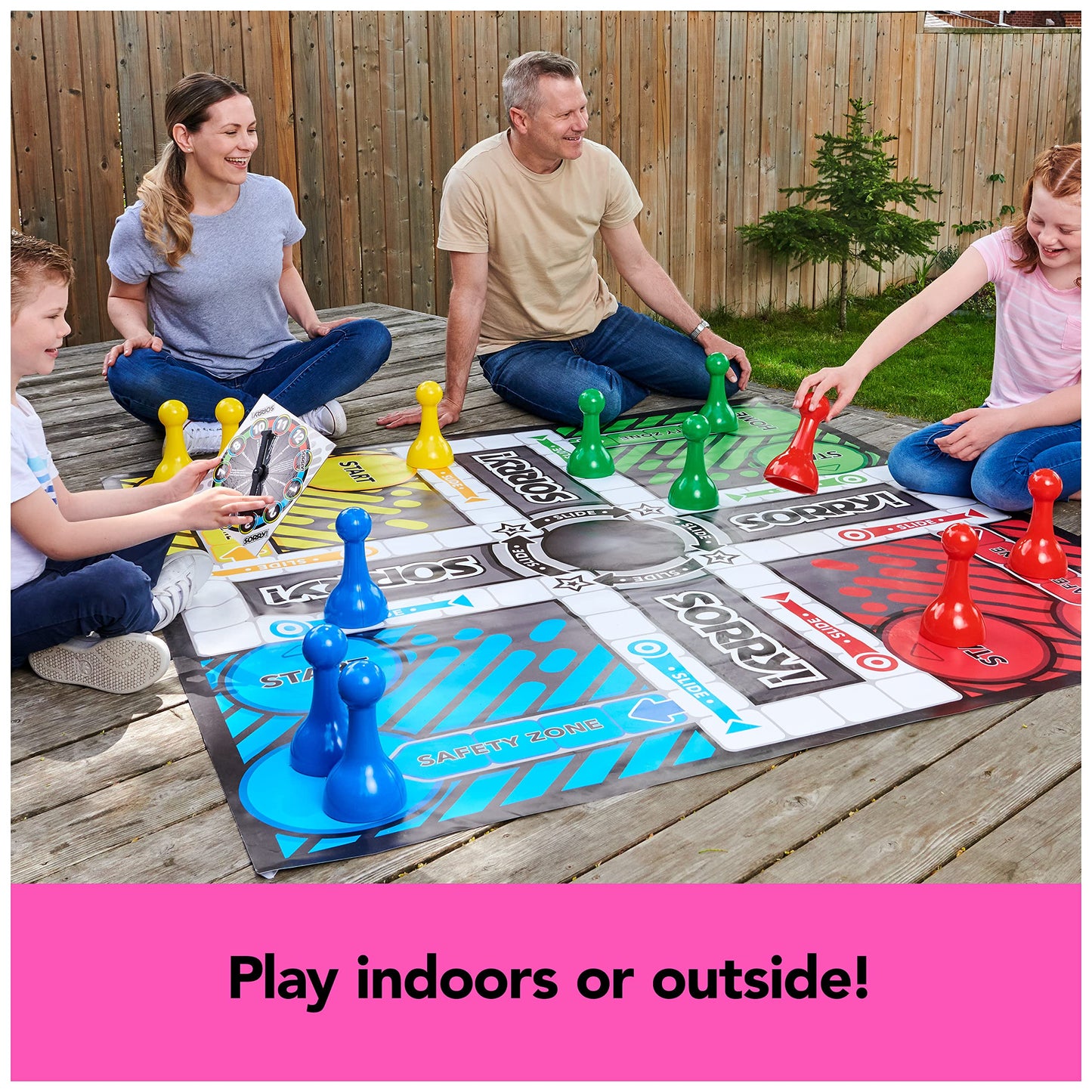 Juego de Mesa Spin Master Games Giant Sorry Verano para Exteriores e Interiores