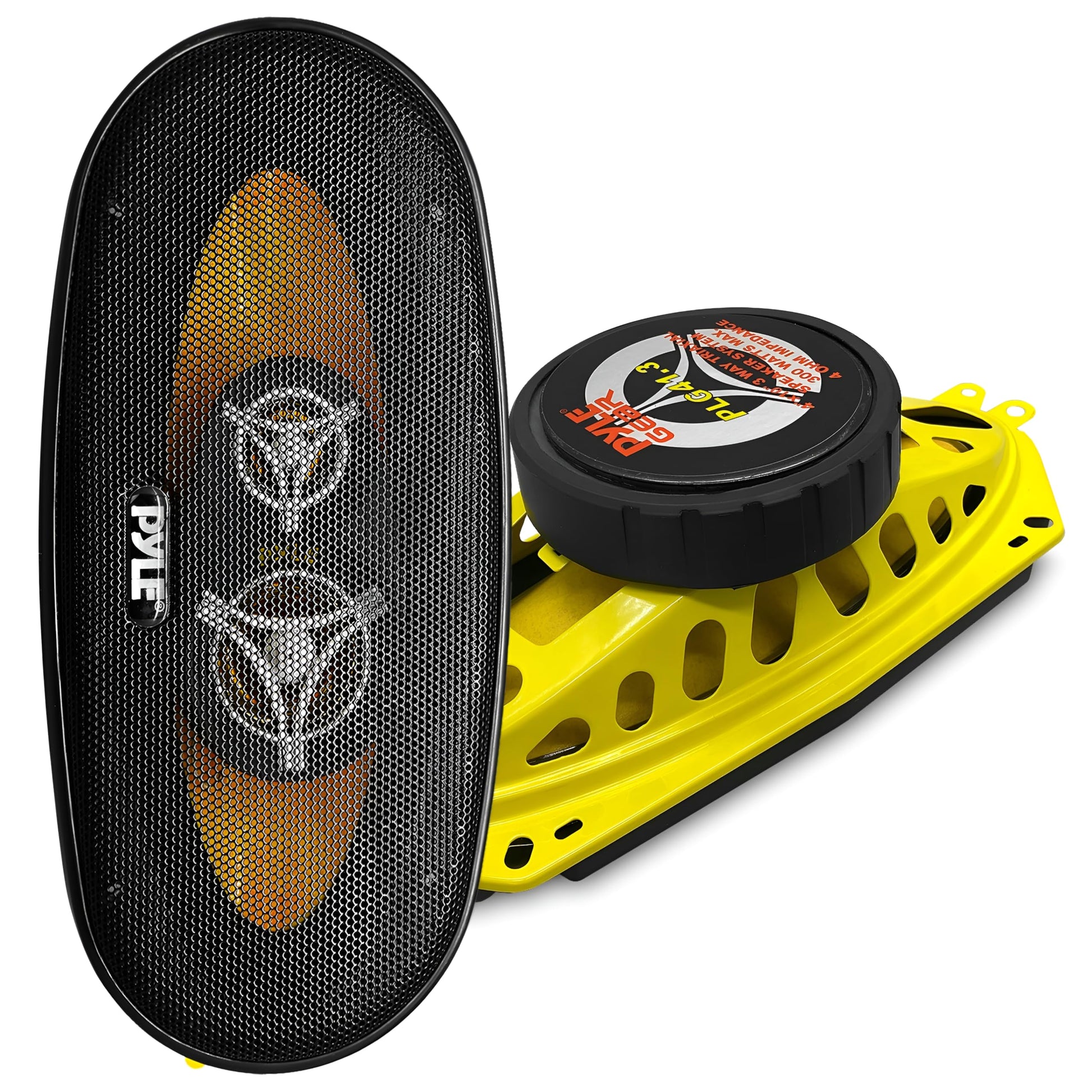 Bocinas para Auto Pyle 3 Vías Pro Negro 300 Watts