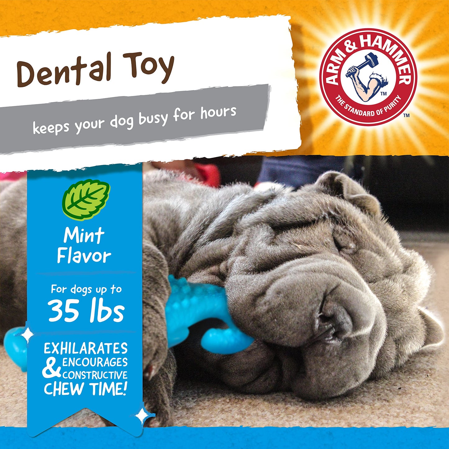 Arm & Hammer Juguete Dental para Perro Nubbies Cocodrilo