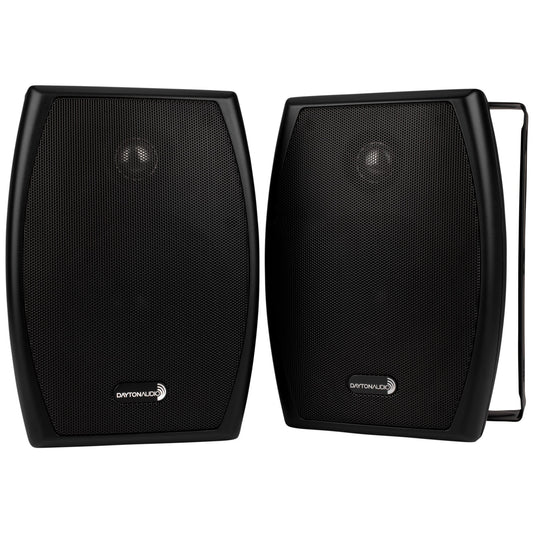 Bocina 2 Vías Dayton Audio Negra para Interior y Exterior