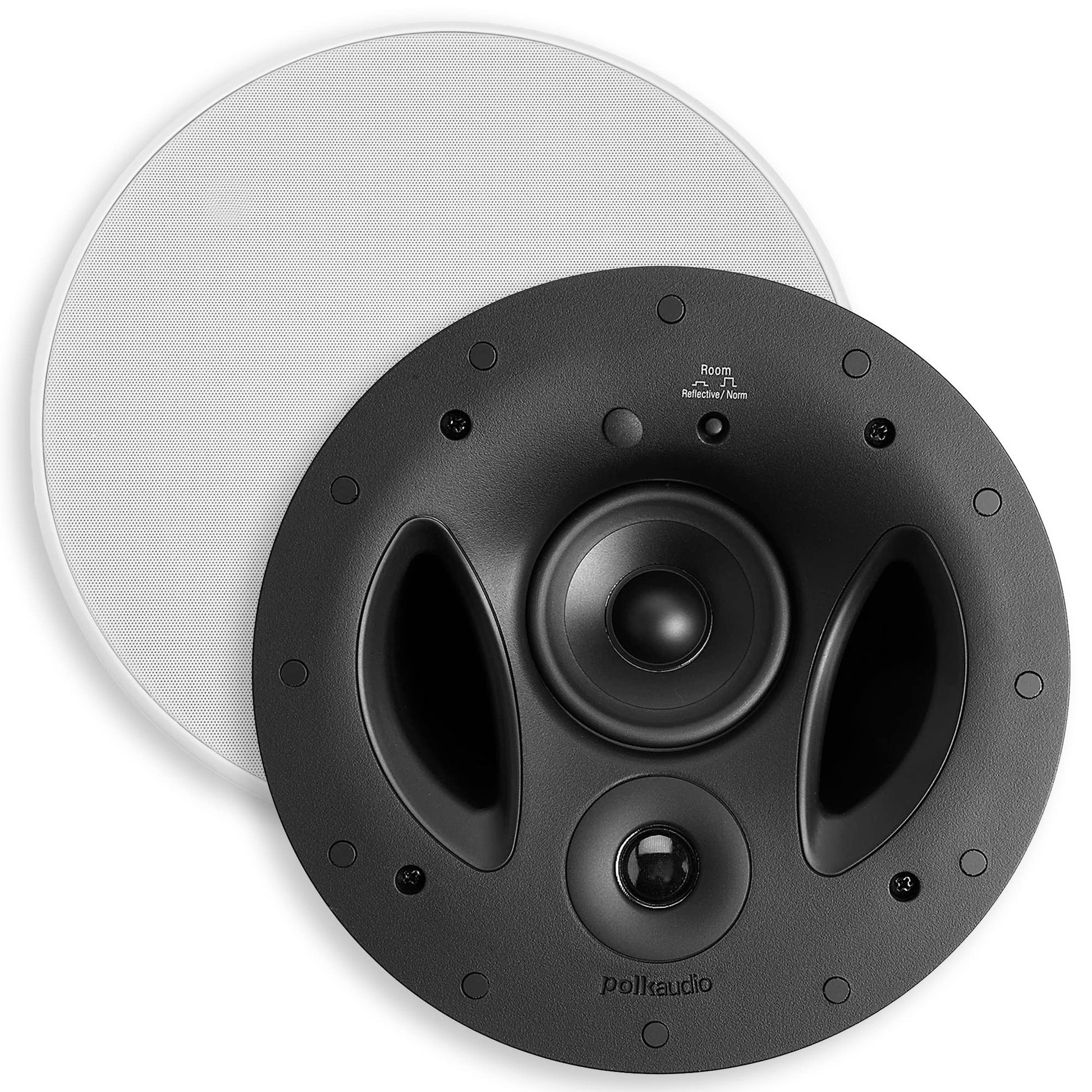Polk Audio 90 RT bandpass Dual-Port techo Bocina de rango completo