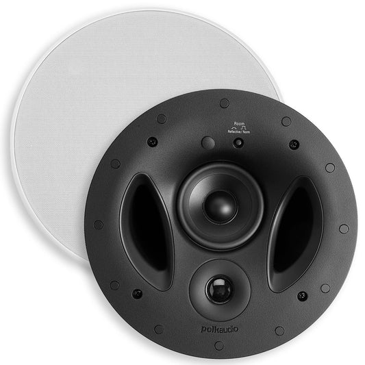 Polk Audio 90 RT bandpass Dual-Port techo Bocina de rango completo