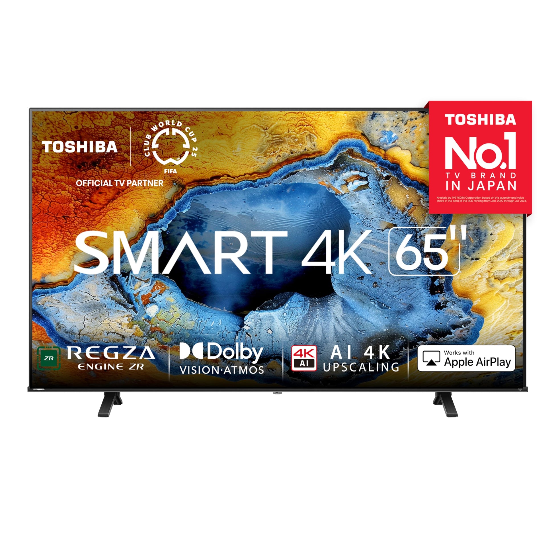 Televisor Toshiba 65 Pulgadas Smart Fire TV UHD 4K Control por Voz Alexa Escalador 4K IA Dolby Vision Atmos Modo Juego TV en Vivo sin Cable