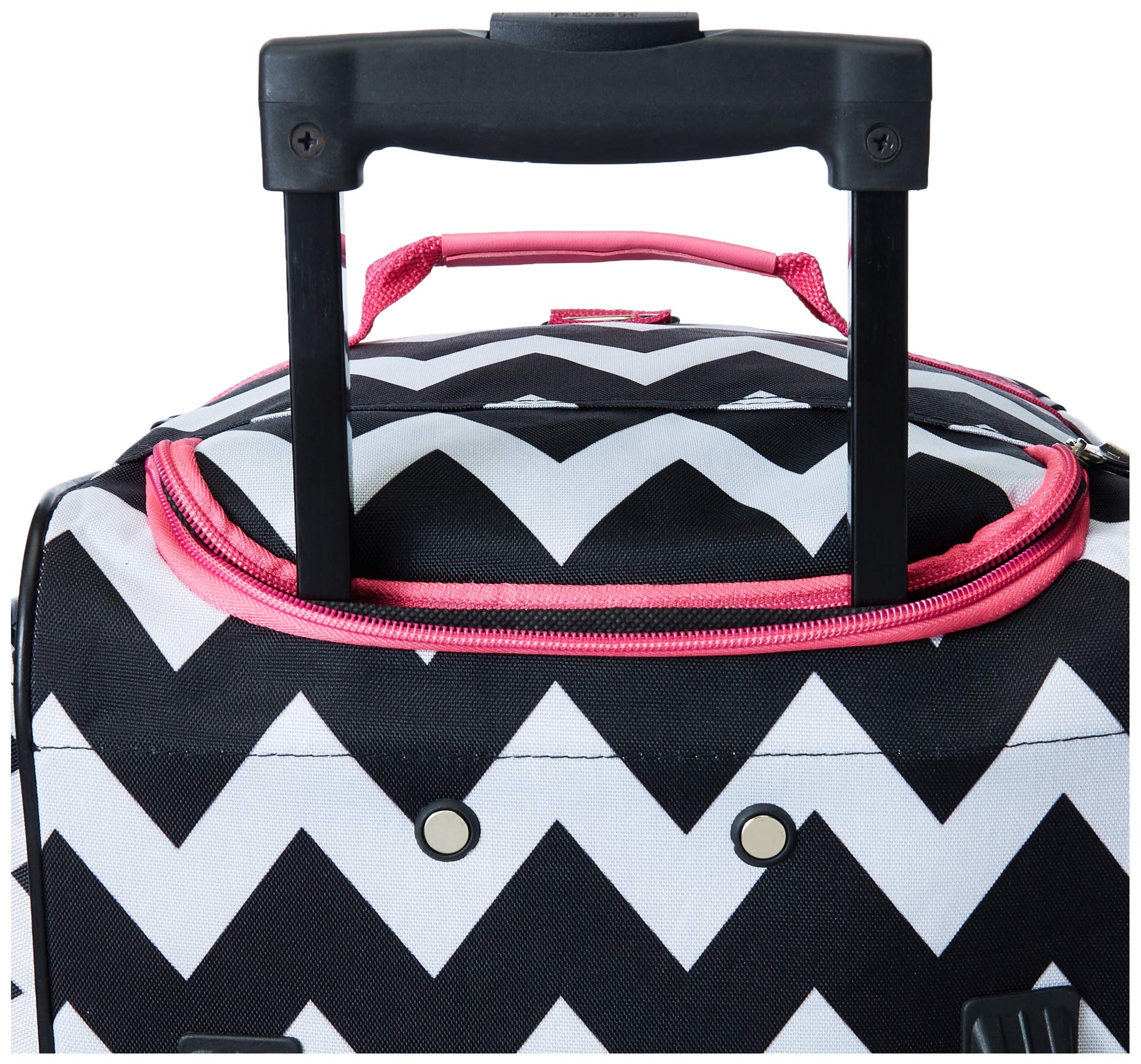 Bolsa de Lona Rodante Rockland Rosa PINKCHEVRON 22 Pulgadas