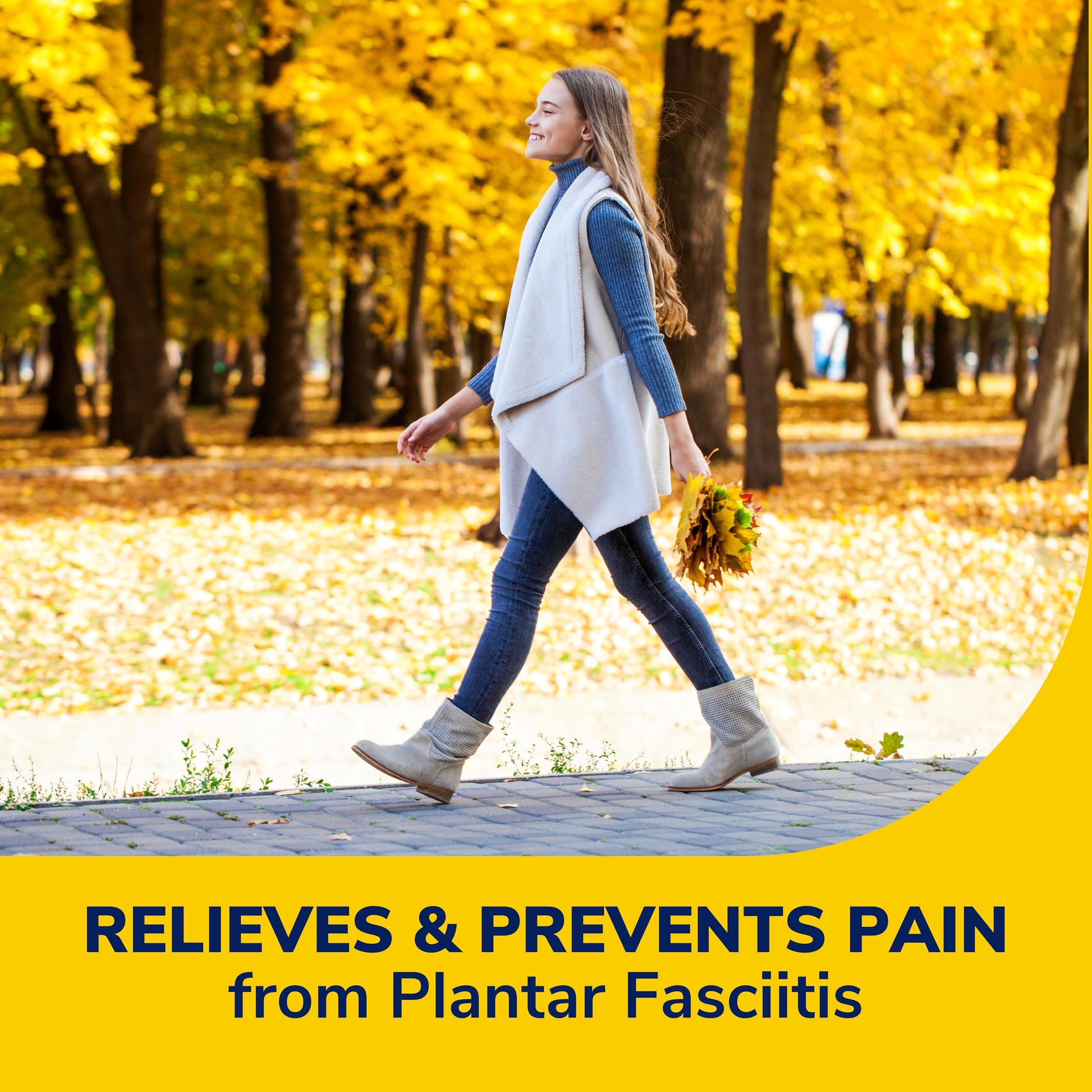 Ortesis Dr. Scholl's Negra Alivio del Dolor para Fascitis Plantar para Mujer en Tallas 6-10