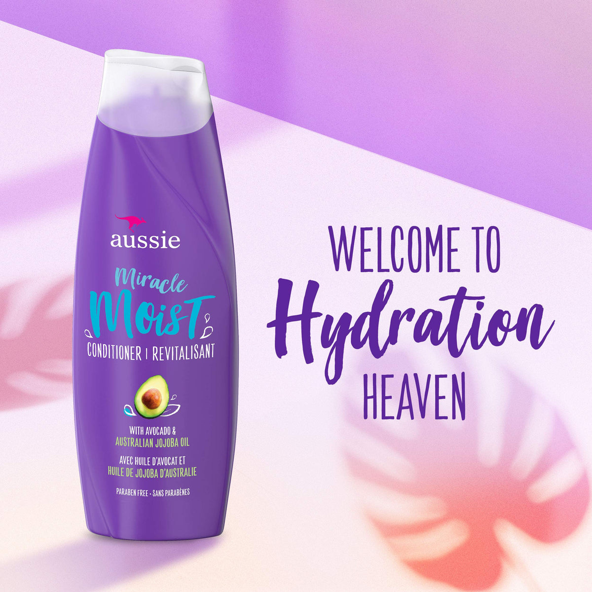 Aussie Miracle Moist Shampoo & Aussie Miracle Moist Conditioner, 2-pack, 26.2 Fl. Oz ea.
