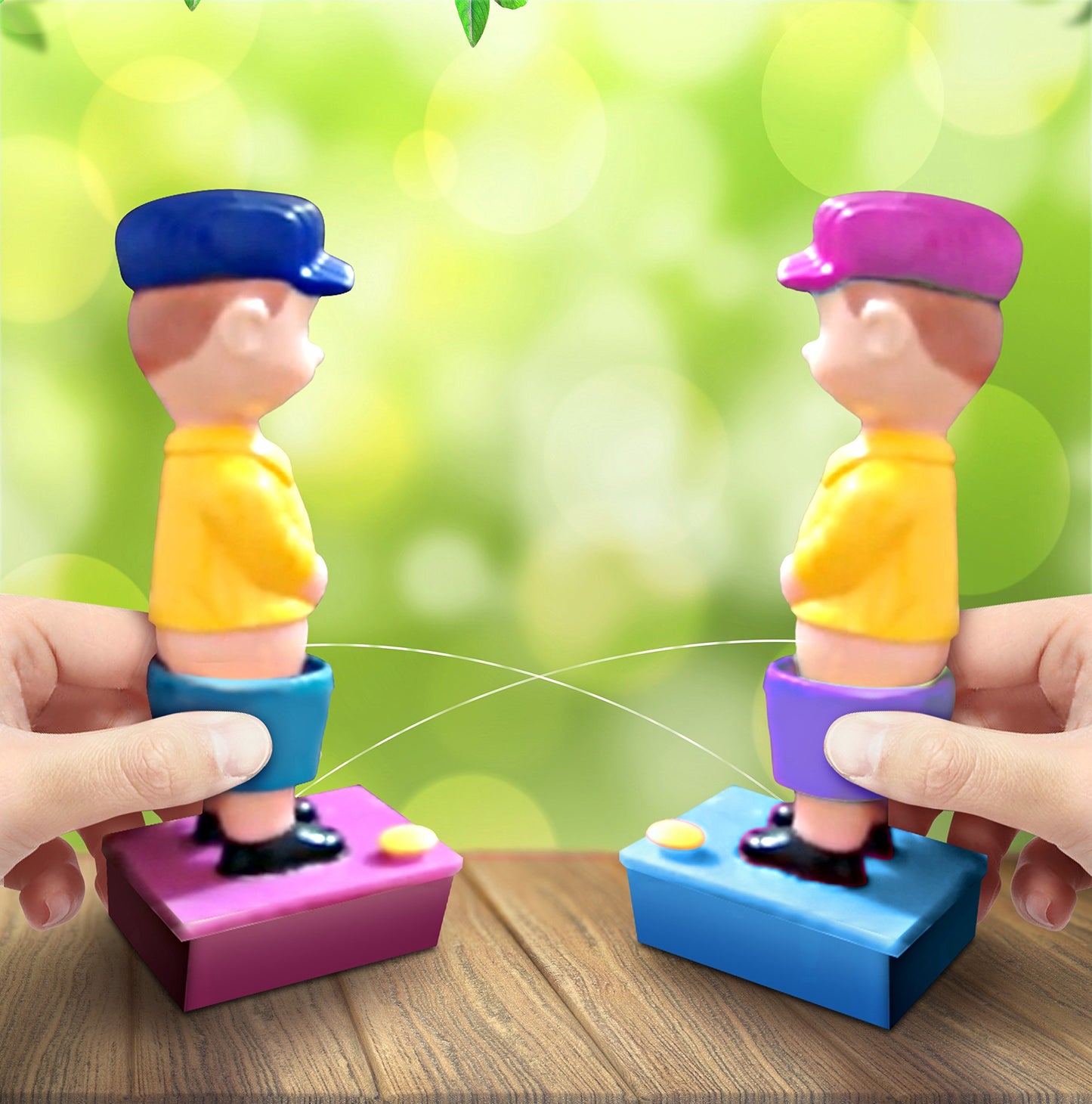 ArtCreativity Squirt Wee Pee Boy Set (Pack of 2) | 7.5" Peeing Boy Squirter Toys | Leak-Free Water Base | Classic Funny Novelty Gag Gift for Men, Women, Kids (Multicolor)