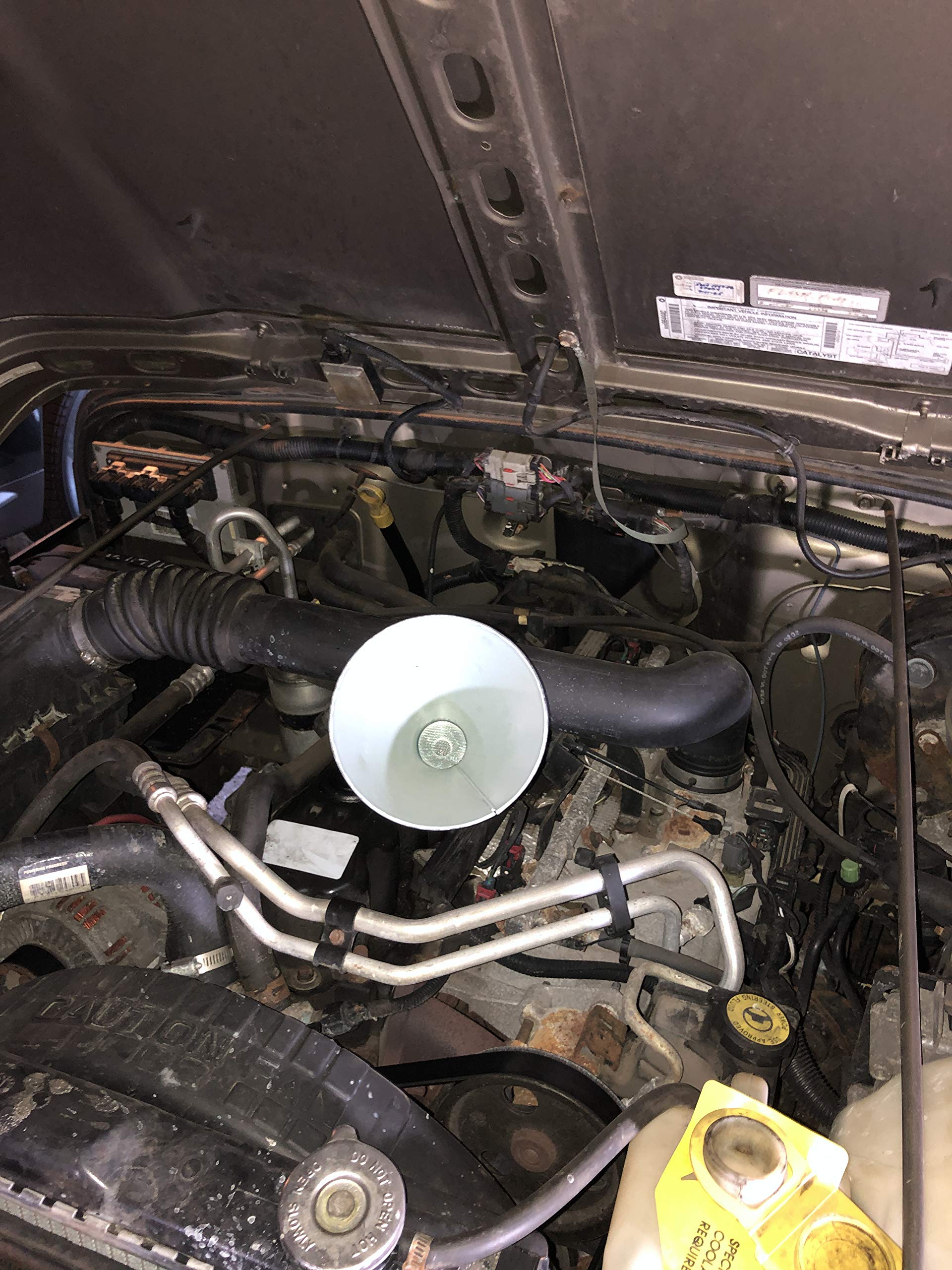 Embudo de Utilidad Plews LubriMatic Plata con Extensión Flexible de 12 Pulgadas 1 Cuarto de Galón