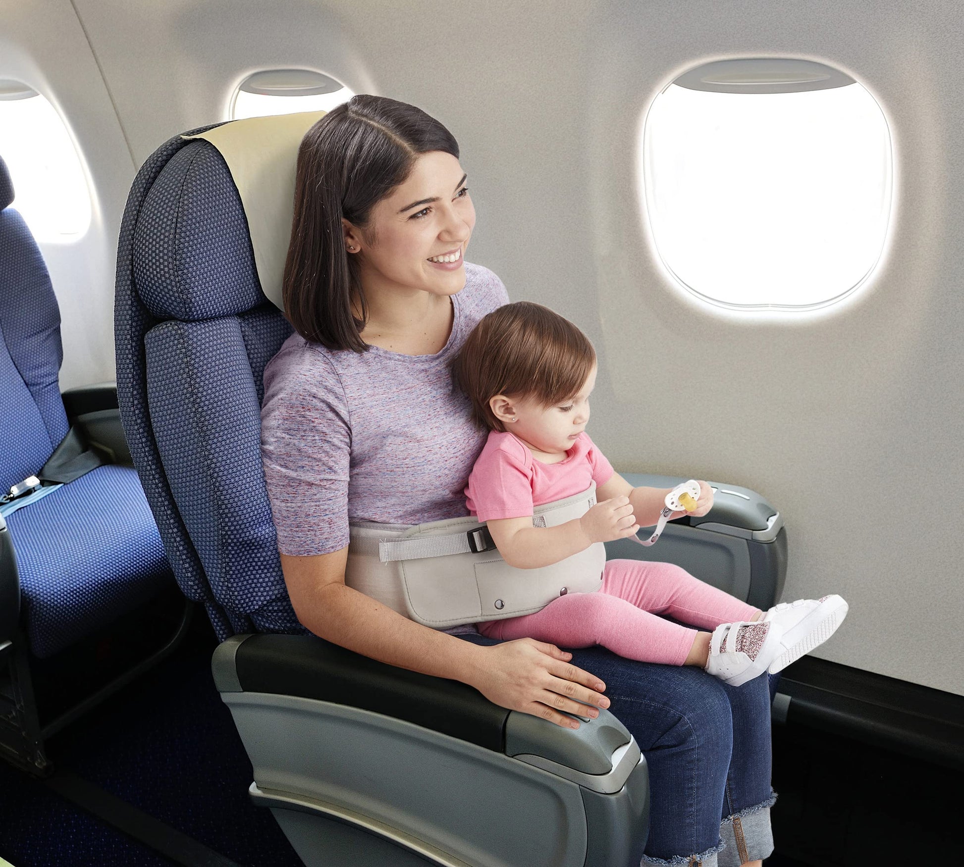 Asiento de Bebé Primo LapBaby Animal Ajustable Portátil para Viajes, Alimentación y Trabajo desde Casa