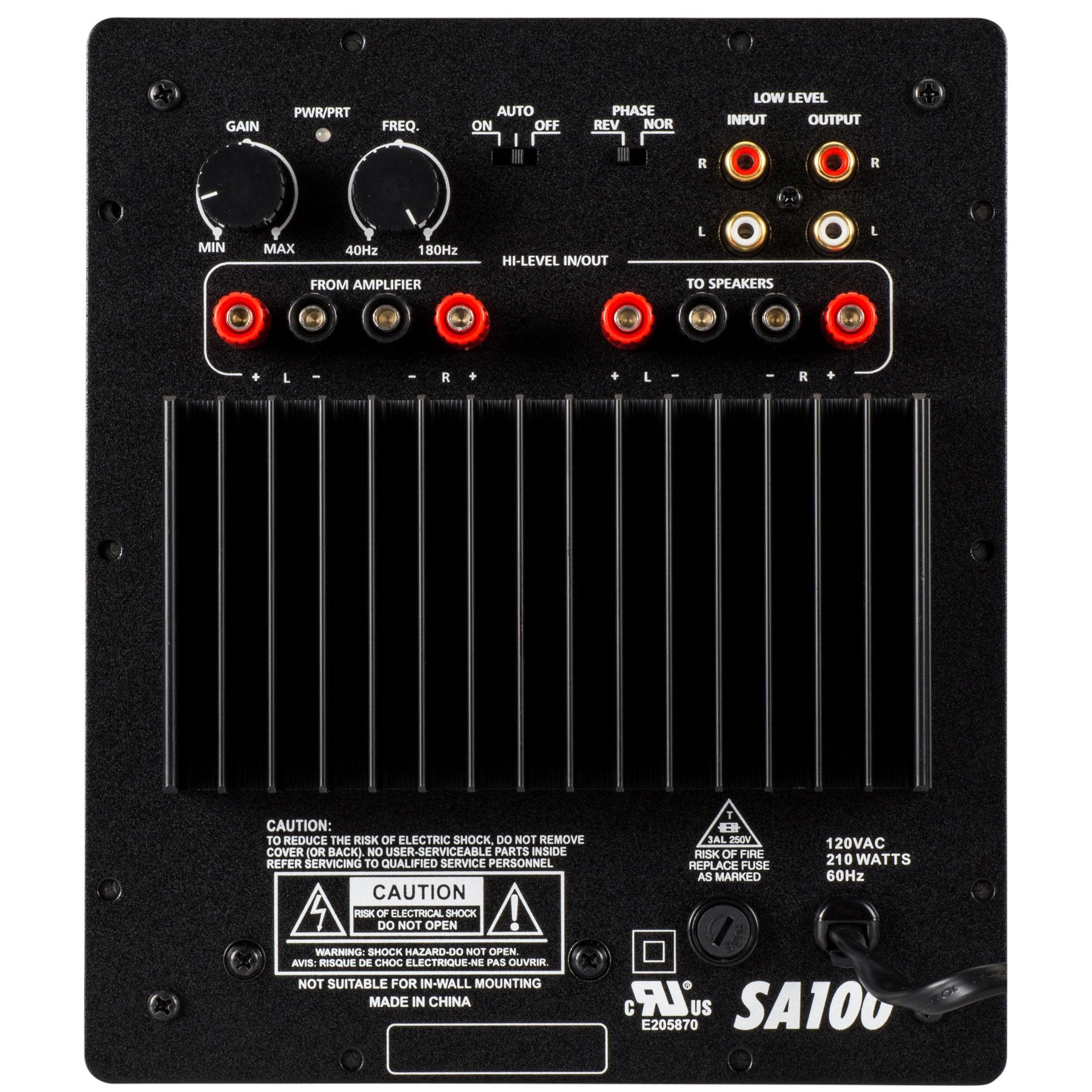 Dayton Audio 300-802 Subwoofer Plate Amplifier, 100 Watts