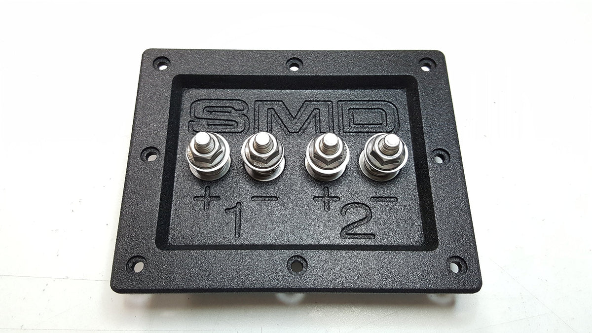Terminal de Altavoz de Alta Resistencia SMD Negro Acero Inoxidable
