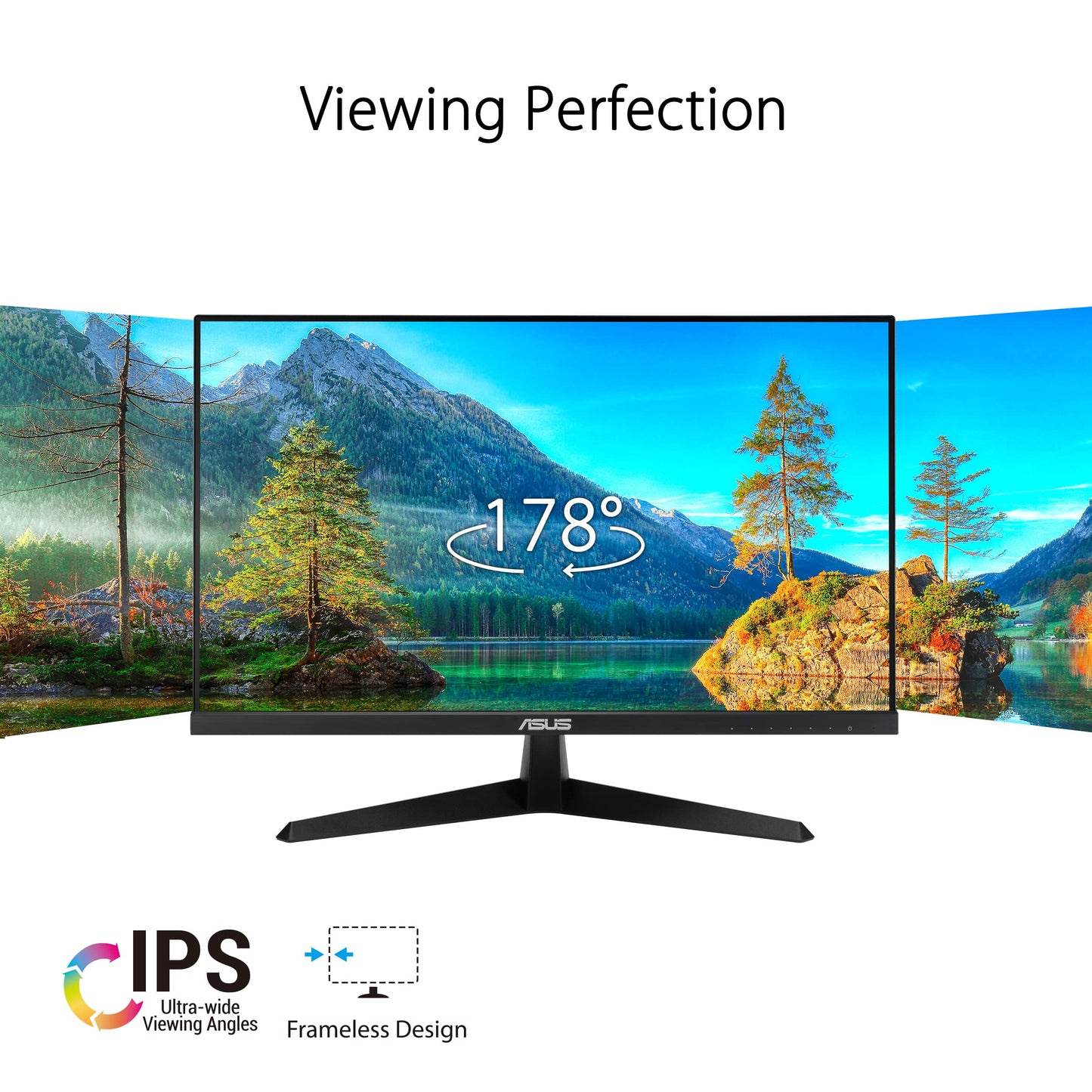 ASUS Monitor VY249HF 23.8 Pulgadas, Full HD, IPS, 100 Hz, 1x HDMI, Color Negro