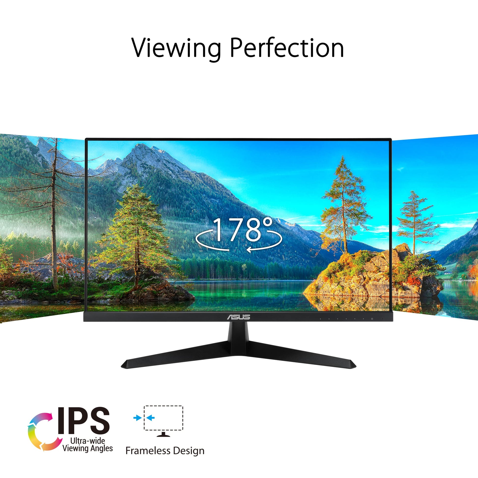 ASUS Monitor VY249HF 23.8 Pulgadas, Full HD, IPS, 100 Hz, 1x HDMI, Color Negro