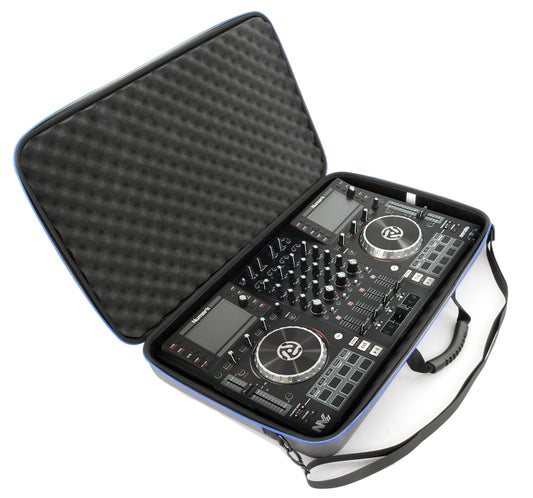 CASEMATIX Funda de viaje compatible con Numark Mixstream Pro Plus, Mixstream Pro Go no empotrado DJ Controller, Numark NV2 Serato Mixers y más, incluye funda de transporte solo con correa para el
