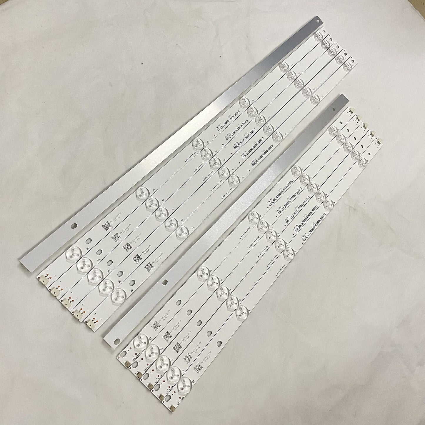 Hetingprotool 55D3000D2000 LB55061 Tiras de retroiluminación LED (12 piezas) para Hitachi LE55A6R9 LE55A6R9A