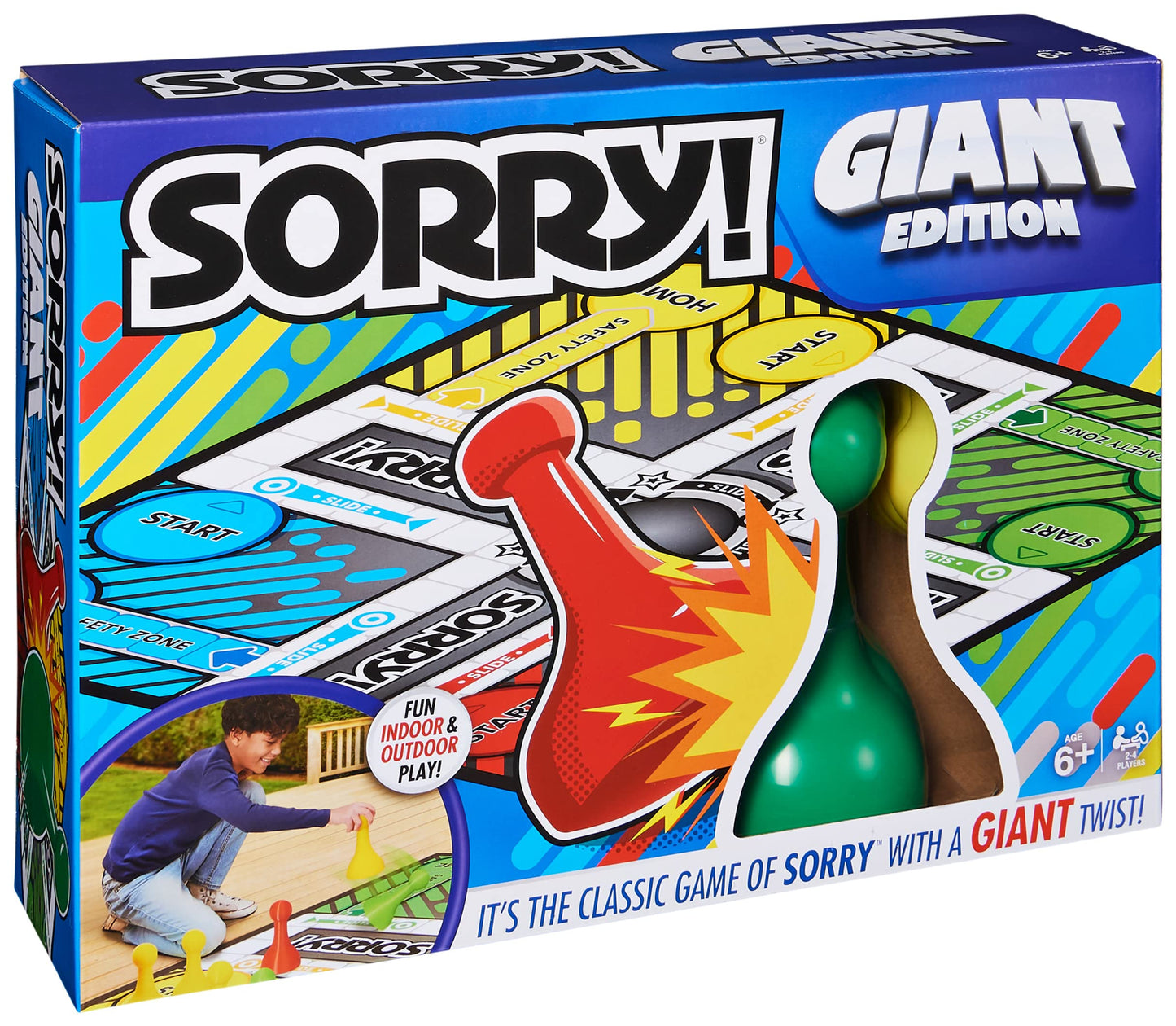 Juego de Mesa Spin Master Games Giant Sorry Verano para Exteriores e Interiores