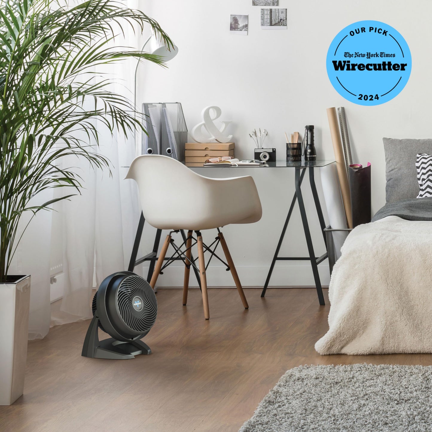 Ventilador Circulador de Aire Vornado Mediano para Toda la Habitación