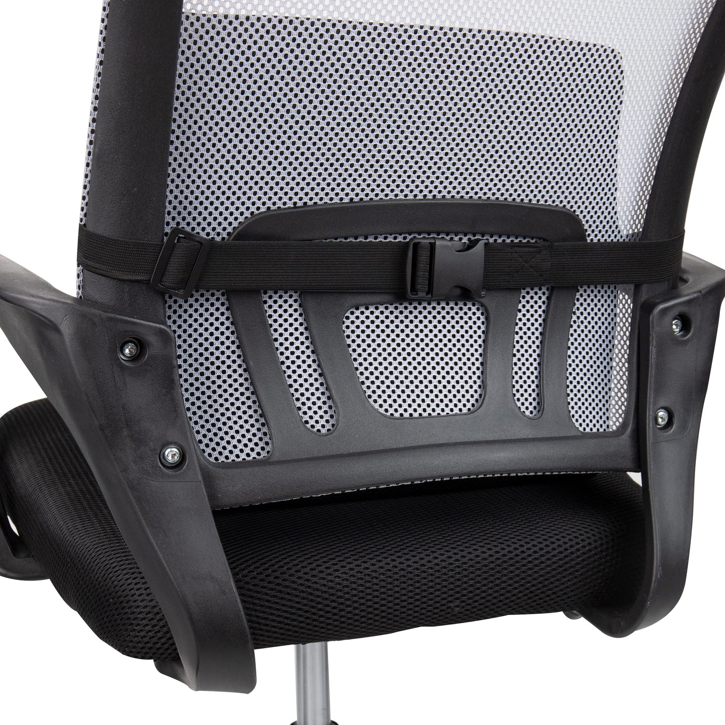 Cojín Ergonómico Mind Reader Negro con Espuma Viscoelástica para Silla de Oficina