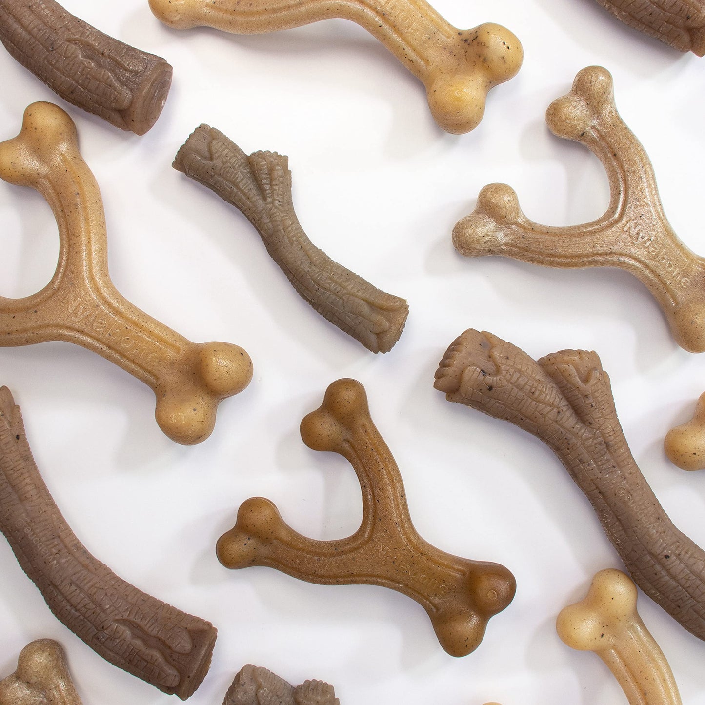 Juguete para Perro Nylabone Hueso de Horquilla Gourmet Grande/Gigante