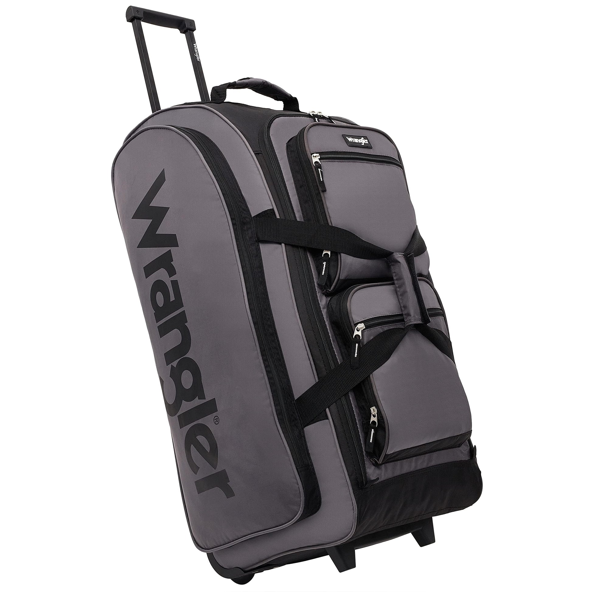 Bolsa de Viaje Wrangler Gris Antracita 30 Pulgadas con Ruedas