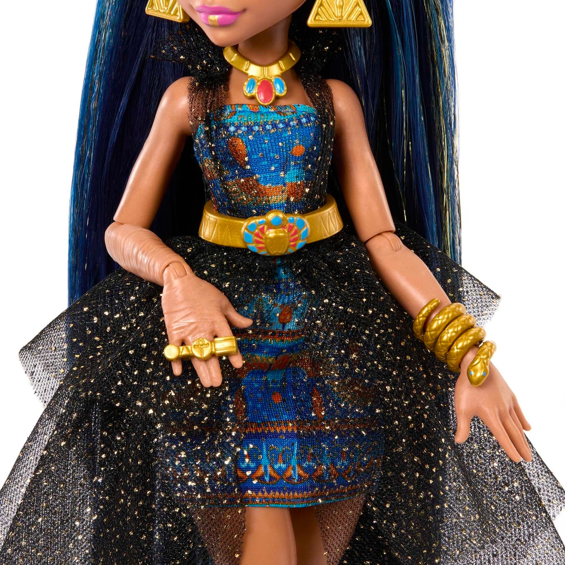 Muñeca Monster High Cleo Fiesta Monstruosa con Accesorios para Niñas