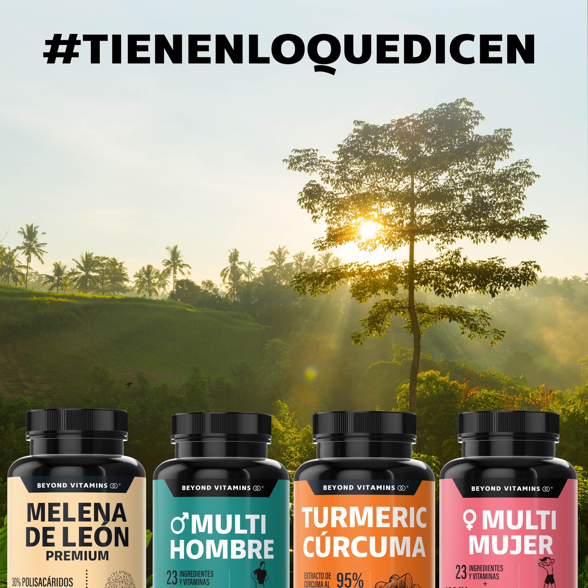 Beyond Vitamins | Hongo Melena de León | Extacto proveniente del Micelio con 30% de Polisacáridos + Piperina al 95% para máxima biodisponibilidad | Sin metales pesados | Vegano | 60 cápsulas