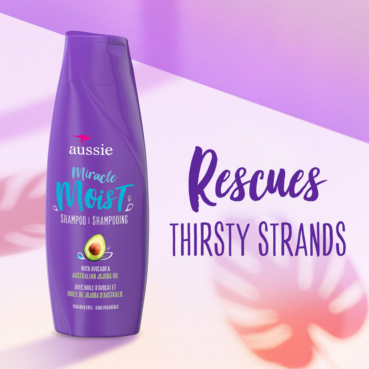Aussie Miracle Moist Shampoo & Aussie Miracle Moist Conditioner, 2-pack, 26.2 Fl. Oz ea.