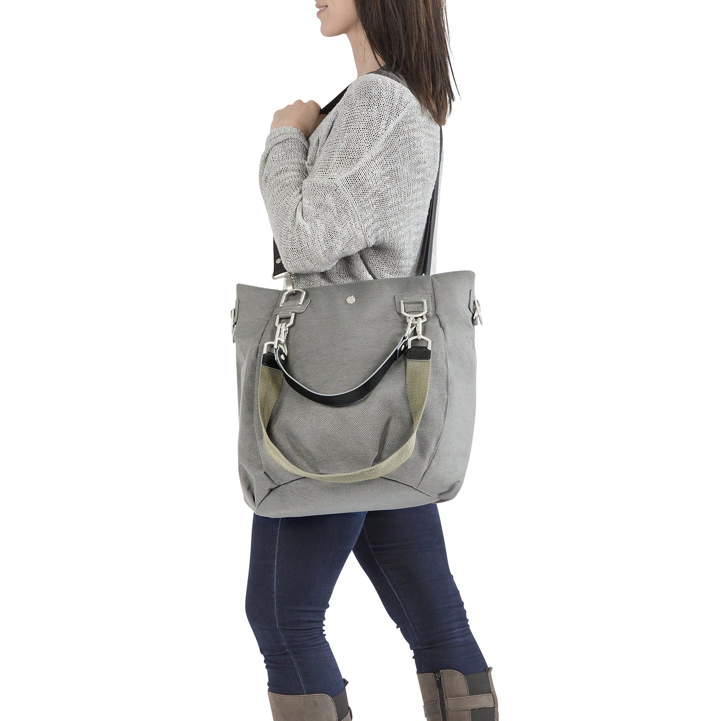 Lassig Lassig Green Label Mix 'n Match - Bolso para pañales, color gris