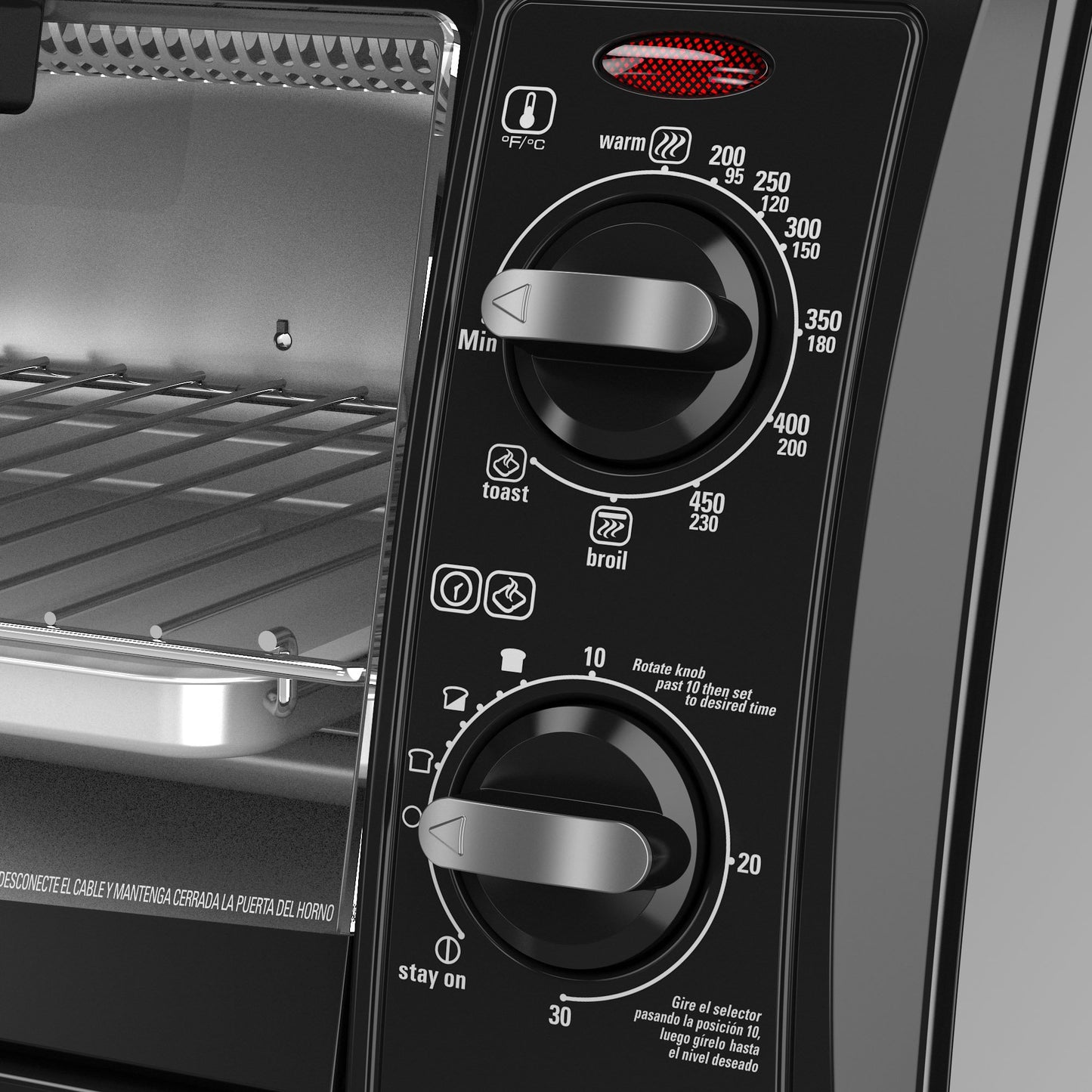 Horno Eléctrico Black + Decker Hornea, Asa, Tuesta y Calienta