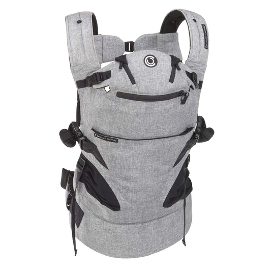 Contours Portabebés de recién nacido a niños pequeños | Journey 5 posiciones convertible fácil de usar con bolsillos para hombres y mujeres, cara en, cara hacia fuera, parte delantera, espalda y
