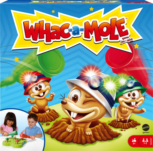 Juego de Mesa Mattel Games WHAC A Mole para Niños Multijugadores