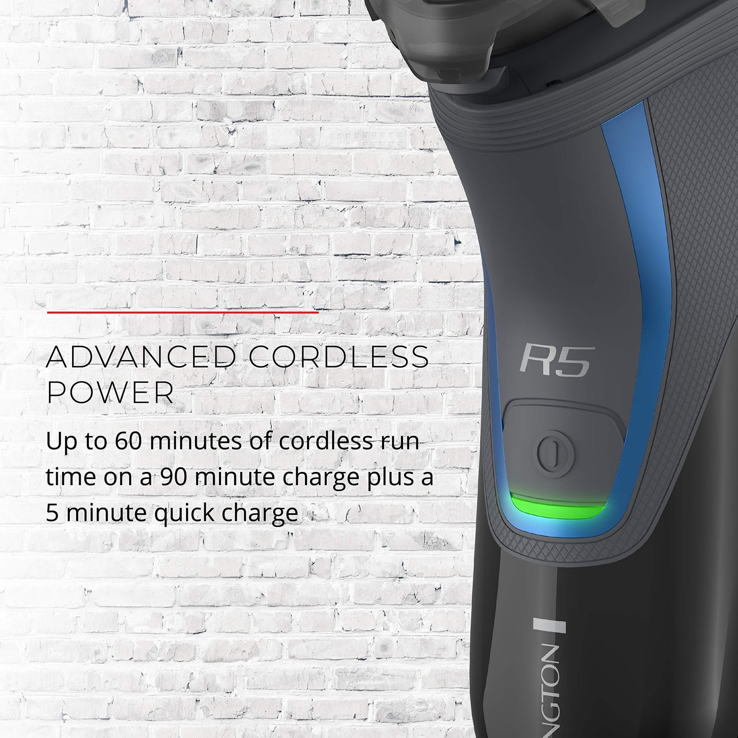 Remington R5000 Series Rotary Shaver, Black, 1 Count