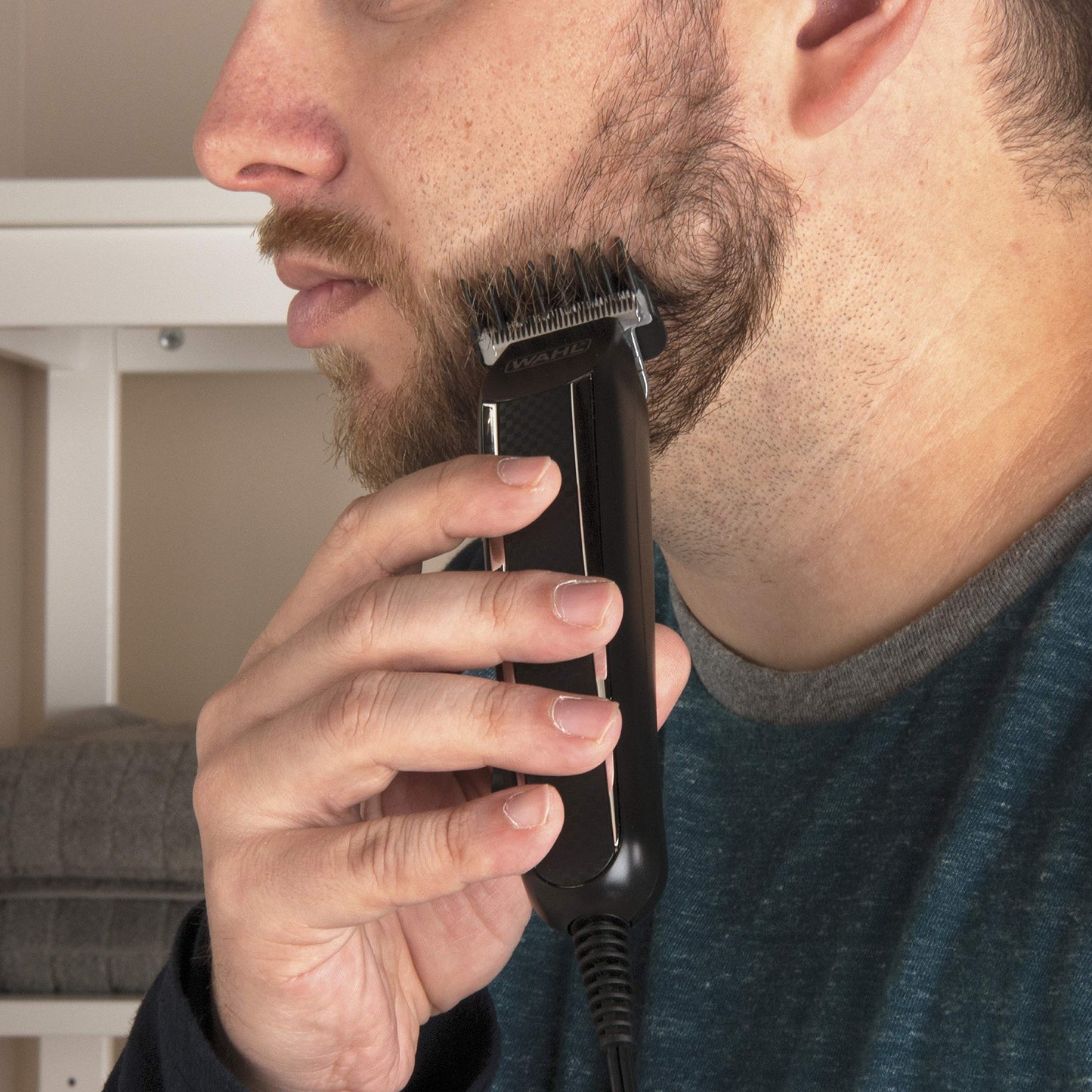 Wahl Clipper PowerPro Corded Beard Trimmers, Hair Clippers and Haircut Trimmers, men's grooming kits for Beard, Mustache, Stubble, Ear, Nose, Body Grooming, by the Brand used by Professionals # 9686
