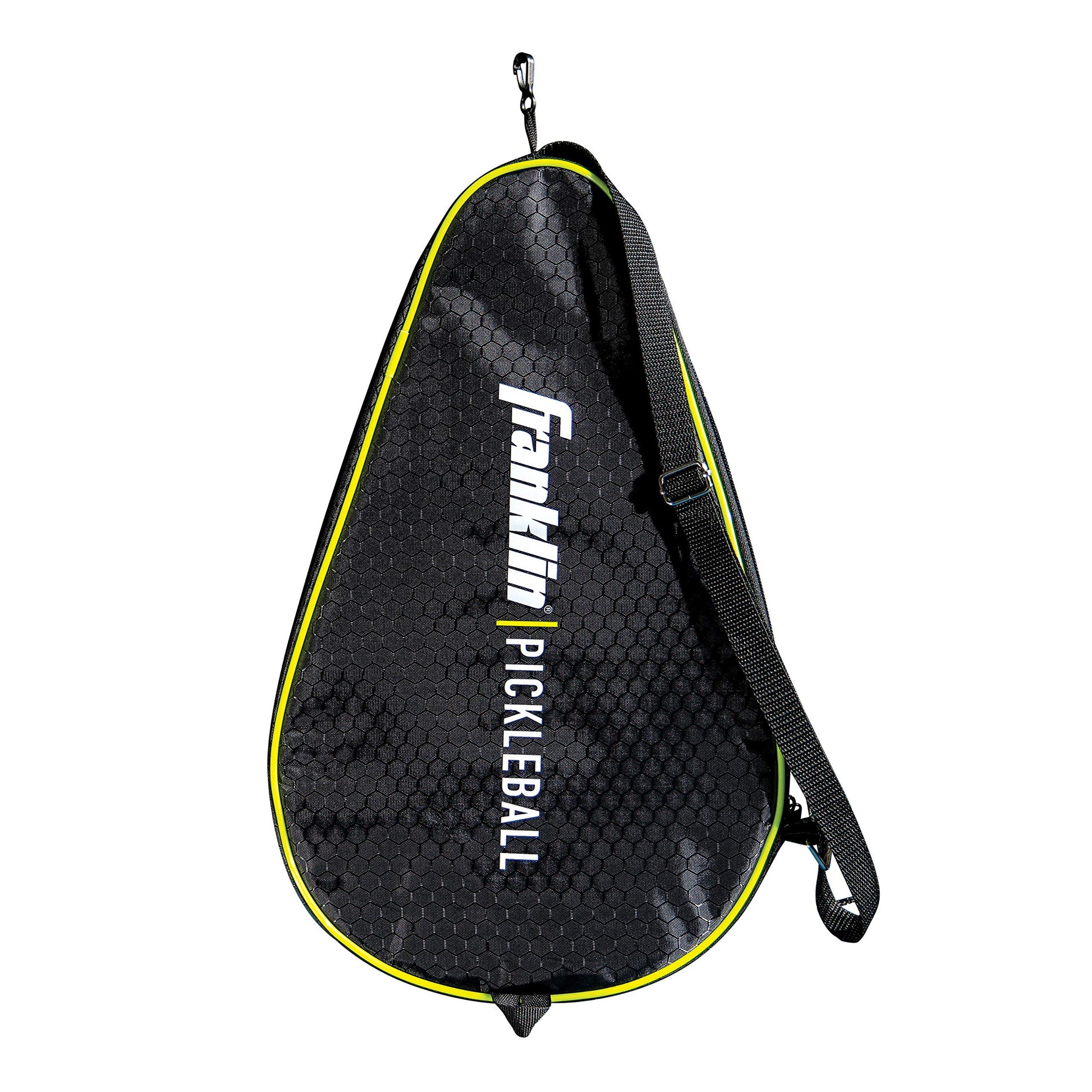 Franklin Sports Pickleball Paddle Bag - Protector de Paleta y Funda de Viaje - Bolsa Oficial del Pickleball US Open - Negro/Óptica