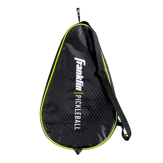 Franklin Sports Pickleball Paddle Bag - Protector de Paleta y Funda de Viaje - Bolsa Oficial del Pickleball US Open - Negro/Óptica