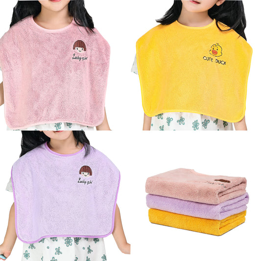 Baberos RAXIFU Rosa Paquete de 3 para Bebés