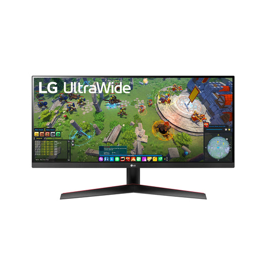 LG 29WP60G-B UltraWide Monitor 29" 21:9 FHD (2560 x 1080), visualización IPS sRGB 99% Gama de Colores, HDR 10, conectividad USB Tipo C, visualización virtualmente sin Bordes de 3 Lados, Color Negro